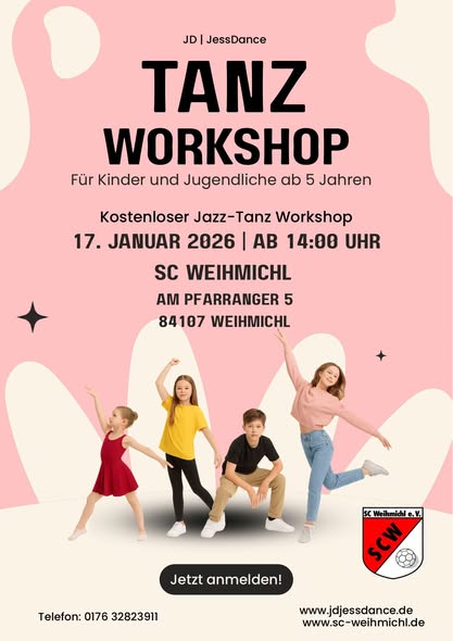 Neu beim SC Weihmichl: Jazztanz!